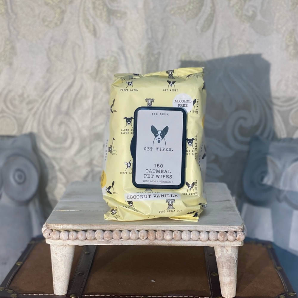 Rae Dunn "GET WIPED" Pet Wipes - Picture 2 of 4